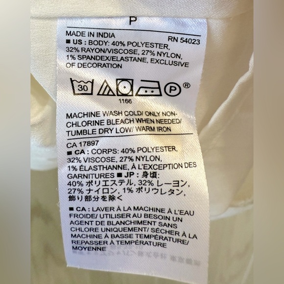 Banana Republic Embroidered Gauze Fit and Flare Dress Size Small NWOT - Picture 4 of 6